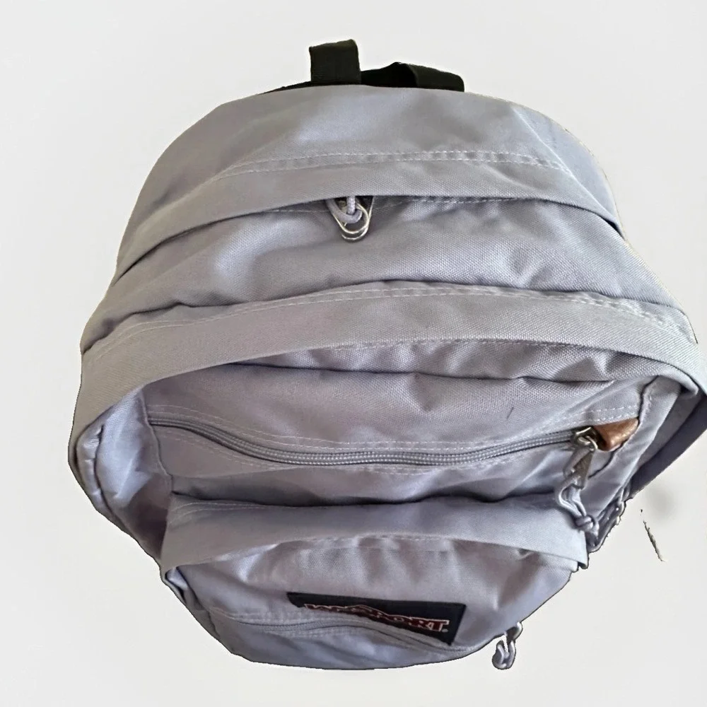JanSport Cool Student Laptop Compatible Backpack Large Lavender Ash